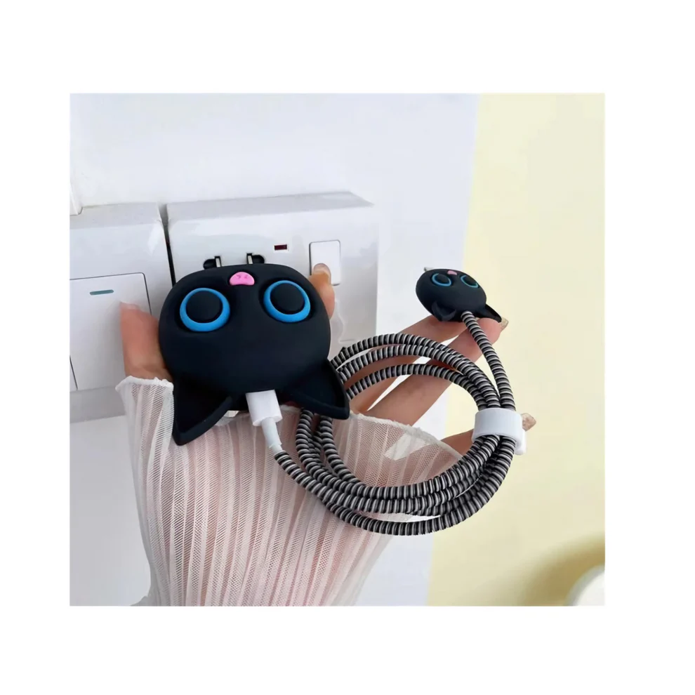 Black Cat Charger Protecter