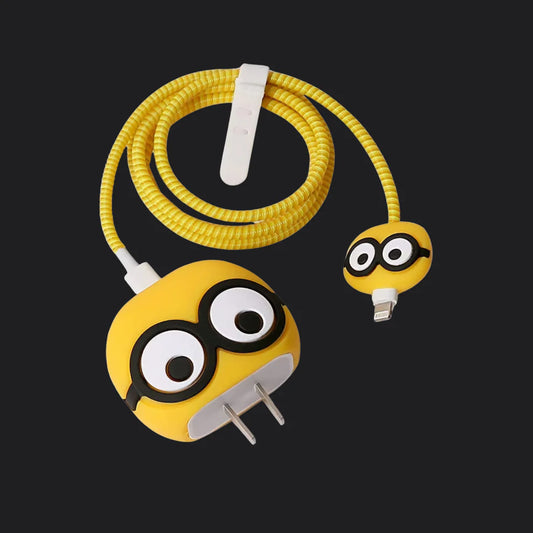 Yellow Owl Charger Protecter