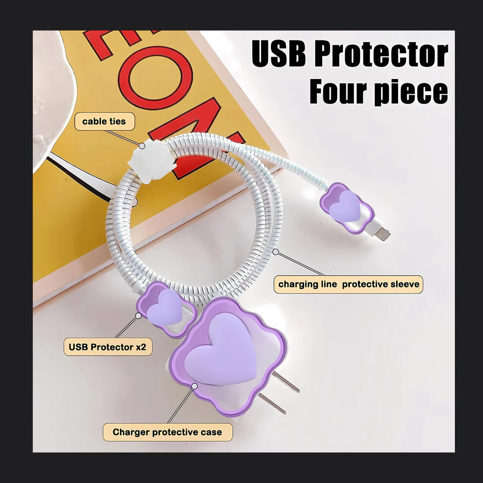 Purple Heart Charger Protector