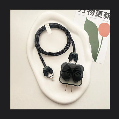 Black Bow Charger Protector